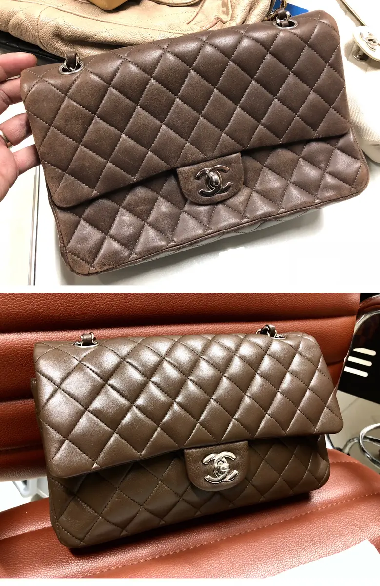 皮面磨损修复前后完整对比