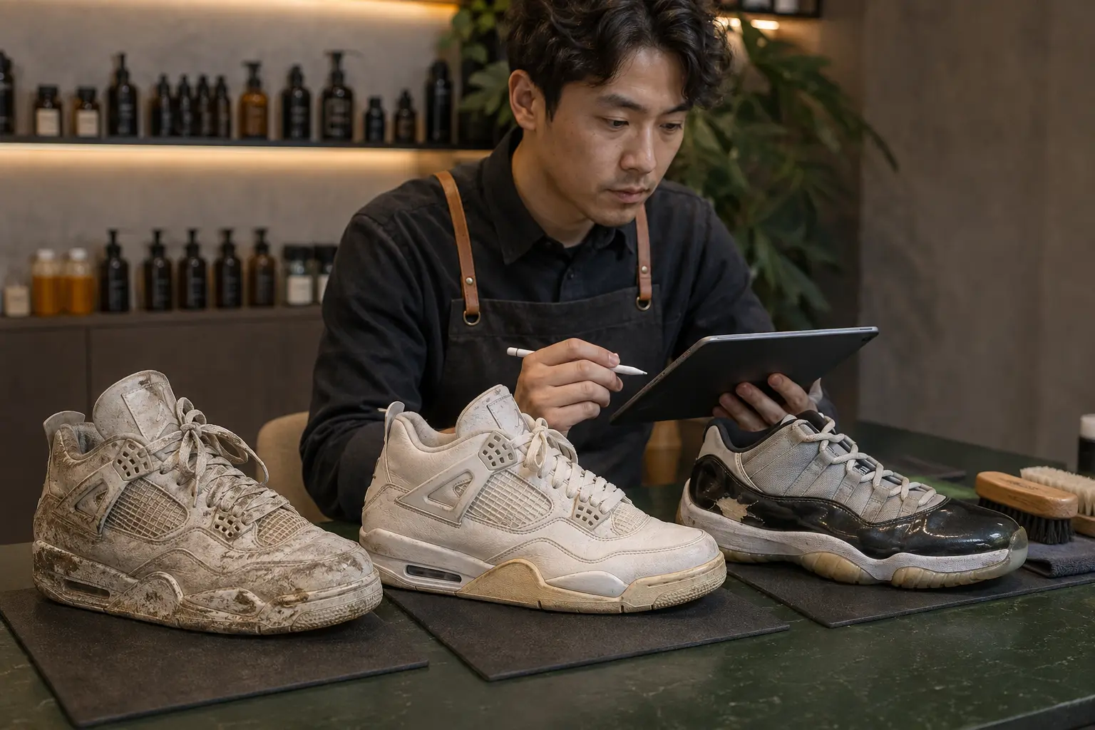 潮鞋洗护门店怎样做服务分级与专业报价的专业主题配图