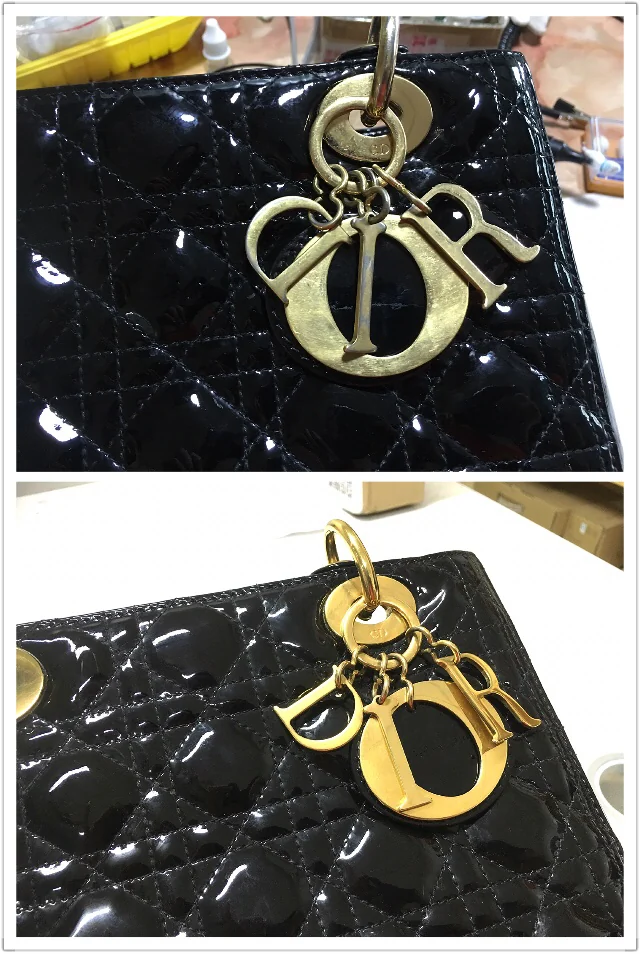 Decorative hardware restoration before and after